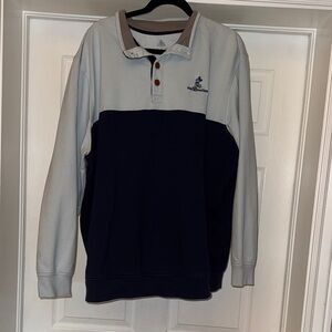 Disney Navy and Gray Men's Sweatshirt